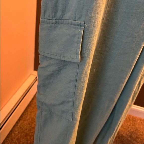 Lane Bryant Elegant Sage Mid Rise Wide-Leg Pants - Picture 2 of 7